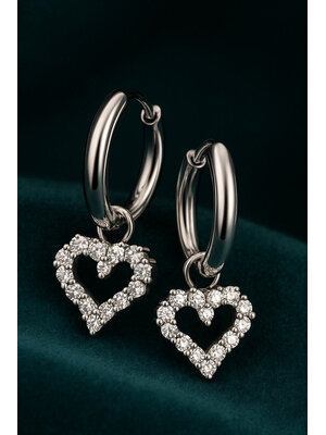 Lundholm Lundholm Anna oorbellen dames zilverkleurig – 2,1 x 1,1 cm – premium stainless steel waterproof hypoallergeen – Anna serie – Scandinavisch design – sieraden cadeau voor haar