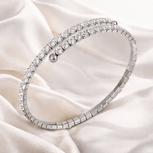 Lundholm Lundholm Yael armband dames zilverkleurig – premium stainless steel 2.5 micron PVD gold plated waterproof hypoallergeen – Yael serie – Scandinavisch design – sieraden cadeau voor haar