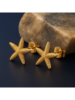 Lundholm Lundholm Lina oorbellen dames goudkleurig – 2.5 micron PVD gold plated hypoallergeen – Lina serie – Scandinavisch design – sieraden cadeau voor haar