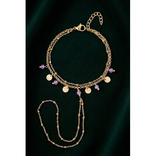 Lundholm Lundholm Saar armband dames zilverkleurig – 16 cm – premium stainless steel 2.5 micron PVD gold plated waterproof hypoallergeen – Saar serie – Scandinavisch design – sieraden cadeau voor haar