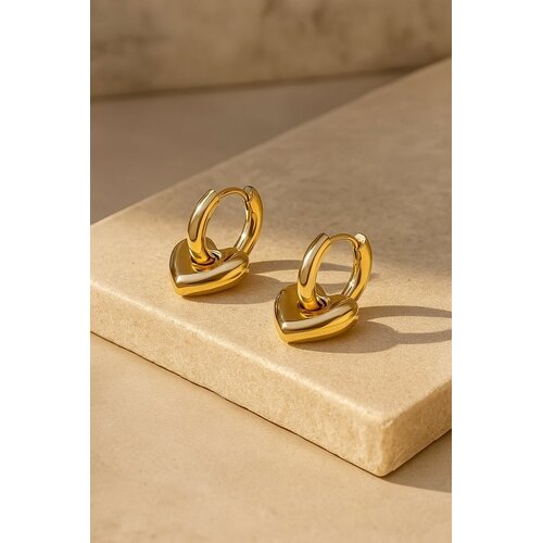 Lundholm Lundholm Lucy oorbellen dames goudkleurig – 2 x 1,4 cm – premium stainless steel hypoallergeen – Lucy serie – Scandinavisch design – sieraden cadeau voor haar