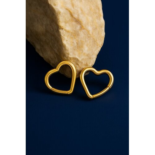 Lundholm Lundholm Leonore oorbellen dames goudkleurig – 2,6 cm – hypoallergeen – Leonore serie – Scandinavisch design – sieraden cadeau voor haar