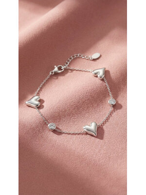 Lundholm Lundholm Jutta armband dames goudkleurig – 16 cm – premium stainless steel waterproof hypoallergeen – Jutta serie – Scandinavisch design – sieraden cadeau voor haar