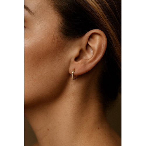 Lundholm Lundholm Delia oorbellen dames goudkleurig – premium stainless steel 2.5 micron PVD gold plated hypoallergeen – Delia serie – Scandinavisch design – sieraden cadeau voor haar