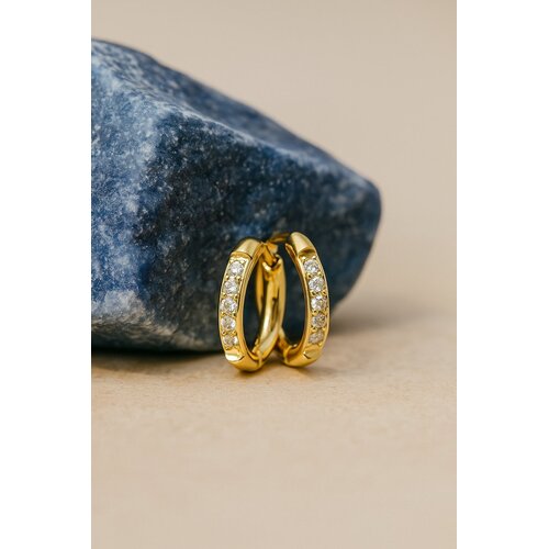 Lundholm Lundholm Delia oorbellen dames goudkleurig – premium stainless steel 2.5 micron PVD gold plated hypoallergeen – Delia serie – Scandinavisch design – sieraden cadeau voor haar