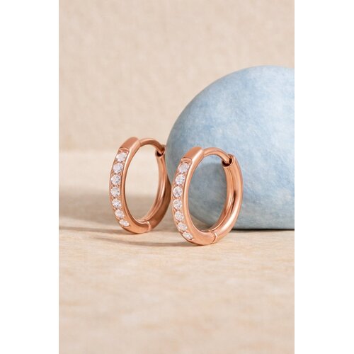 Lundholm Lundholm Delia oorbellen dames goudkleurig – premium stainless steel 2.5 micron PVD gold plated hypoallergeen – Delia serie – Scandinavisch design – sieraden cadeau voor haar