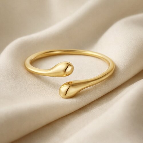 Lundholm Lundholm Annabel ring dames – premium stainless steel waterproof hypoallergeen – Annabel serie – Scandinavisch design – sieraden cadeau voor haar