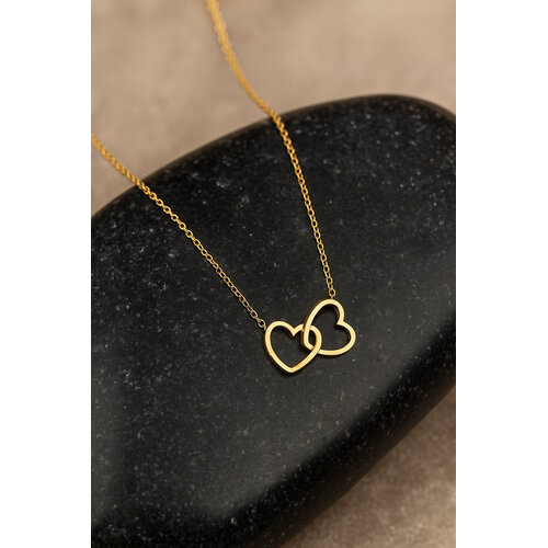 Lundholm Lundholm Melia ketting dames goudkleurig – 50 cm – premium stainless steel hypoallergeen – Melia serie – Scandinavisch design – sieraden cadeau voor haar