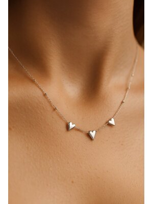 Lundholm Lundholm Dyna ketting dames zilverkleurig – 38 + 5 cm – premium stainless steel – Dyna serie – Scandinavisch design – sieraden cadeau voor haar