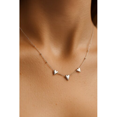 Lundholm Lundholm Dyna ketting dames zilverkleurig – 38 + 5 cm – premium stainless steel – Dyna serie – Scandinavisch design – sieraden cadeau voor haar