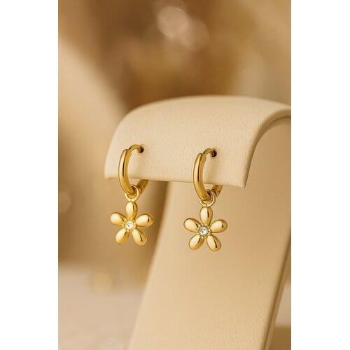 Lundholm Lundholm Jade oorbellen dames – 2,2 cm – premium stainless steel waterproof hypoallergeen – Jade serie – Scandinavisch design – sieraden cadeau voor haar