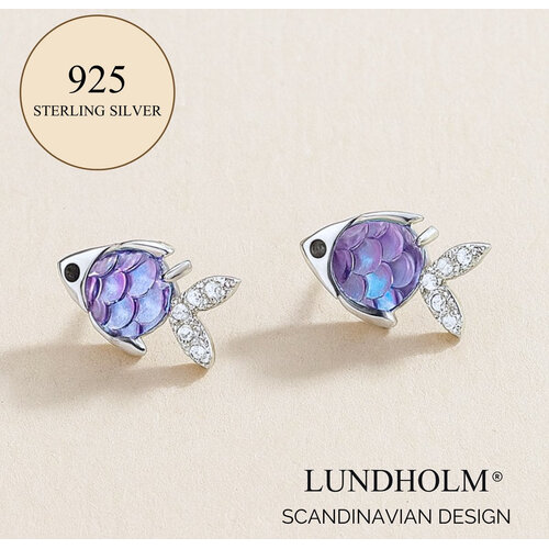 Lundholm Lundholm Dorothee oorbellen dames zilverkleurig – hypoallergeen – Dorothee serie – Scandinavisch design – sieraden cadeau voor haar