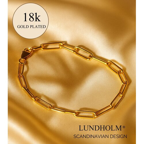 Lundholm Lundholm Eloise armband dames – 15 cm – premium stainless steel waterproof hypoallergeen – Eloise serie – Scandinavisch design – sieraden cadeau voor haar