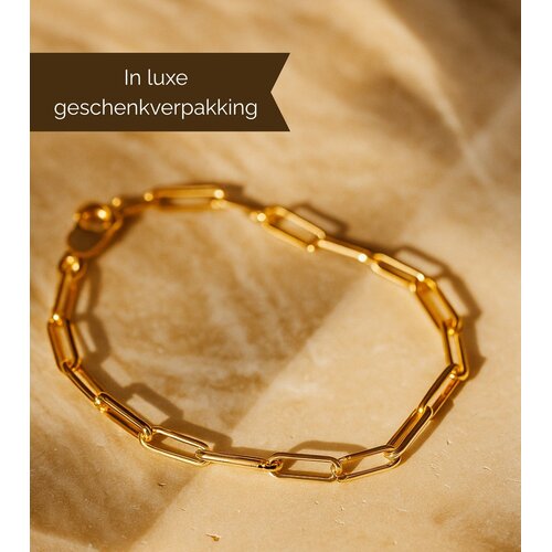 Lundholm Lundholm Eloise armband dames – 15 cm – premium stainless steel waterproof hypoallergeen – Eloise serie – Scandinavisch design – sieraden cadeau voor haar