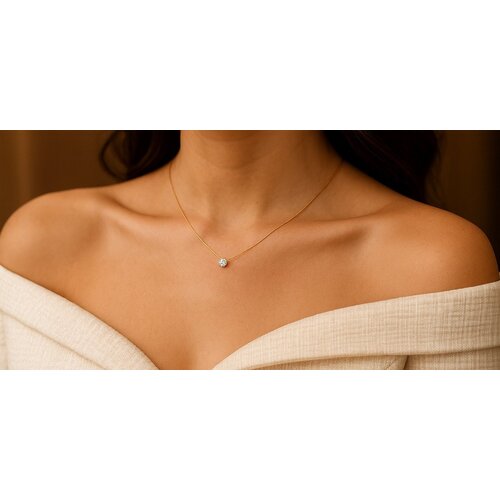 Lundholm Lundholm Luxe ketting dames goudkleurig – 45 cm – premium stainless steel 2.5 micron PVD gold plated hypoallergeen – Luxe serie – Scandinavisch design – sieraden cadeau voor haar