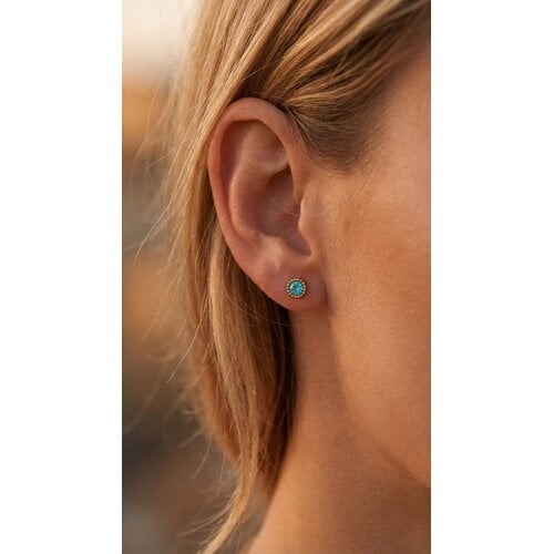 Lundholm Lundholm Emi oorbellen dames goudkleurig – 0,5 cm – premium stainless steel 2.5 micron PVD gold plated waterproof hypoallergeen – Emi serie – Scandinavisch design – sieraden cadeau voor haar