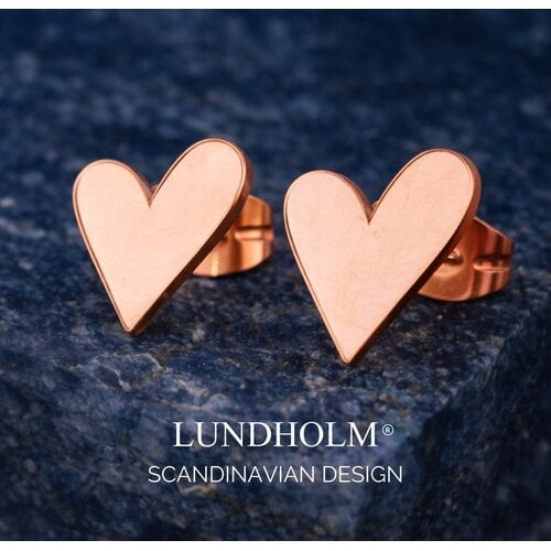 Lundholm Lundholm Femme oorbellen dames zilverkleurig – 1,1 x 0,7 cm – premium stainless steel 2.5 micron PVD gold plated – Femme serie – Scandinavisch design – sieraden cadeau voor haar
