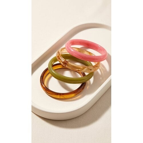 Lundholm Lundholm May armband dames roze – May serie – Scandinavisch design – sieraden cadeau voor haar