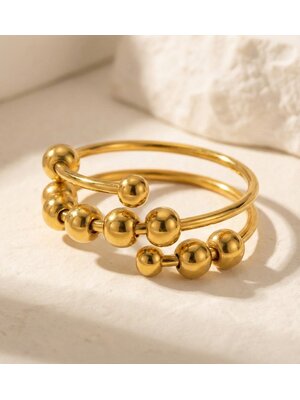 Lundholm Lauren - Ring - Stainless Steel - Verstelbaar