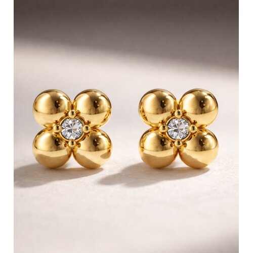 Lundholm Melle - Oorbellen - Stainless Steel - Gold