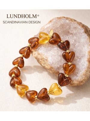 Lundholm Jada - Armband - Stainless Steel - Bruin