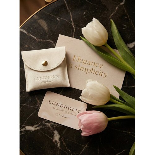 Lundholm Lundholm Ring Dames Goudkleurig Minimalistisch – Premium Stainless Steel Goud Verguld – Verstelbare Ring One Size – Luxe Cadeau voor Haar – In Luxe Geschenkverpakking