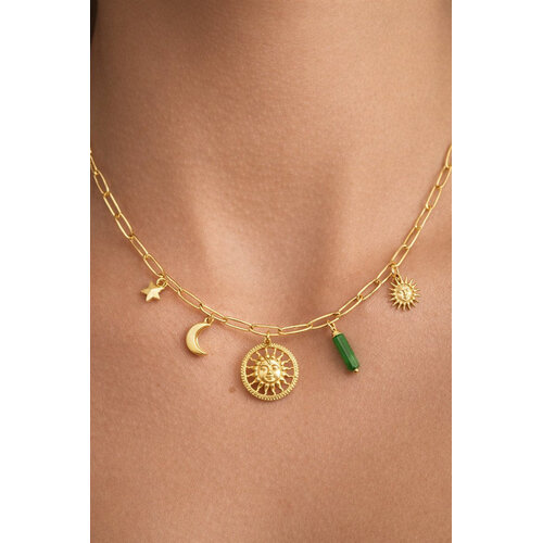 Lundholm Lundholm Ketting Dames Goudkleurig – Premium Stainless Steel – Lange Ketting - Scandinavisch Design