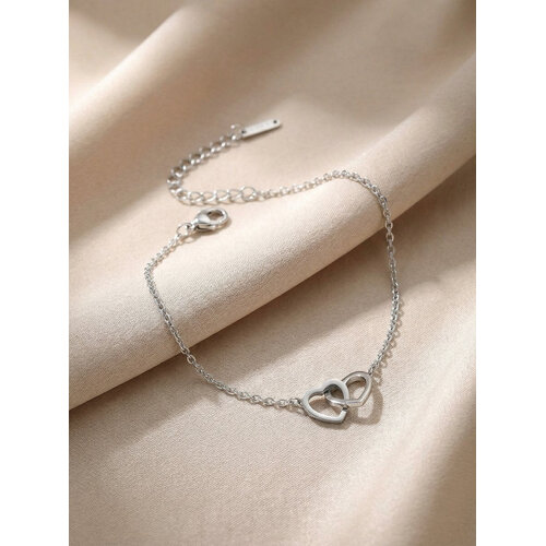 Lundholm Lundholm luxe Armband Dames goud kleurig Hartjes - Liefde Armband Sieraad Cadeau - Premium Stainless Steel Jewellery - love bracelet - gouden Schakelarmband - My Alice Serie - in luxe Geschenkverpakking - Vrouwen Cadeautjes