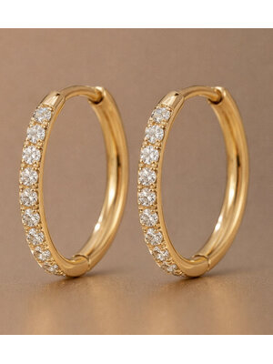 Lundholm Delia - Oorbellen - Stainless Steel - Gold