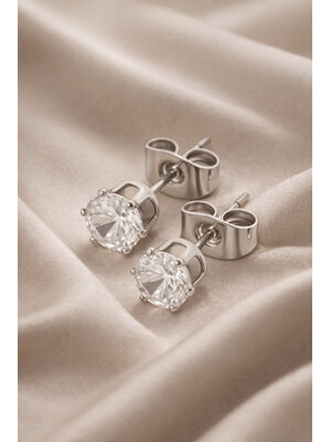 Lundholm Lundholm Oorbellen Dames - Premium Stainless Steel - Gold Plated Oorbellen Statement Oorstekers - Scandinavisch Design