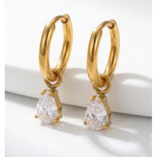 Lundholm Lundholm Oorbellen Dames - Premium Stainless Steel - Gold Plated Oorbellen Statement Oorstekers - Scandinavisch Design