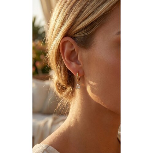 Lundholm Lundholm Oorbellen Dames - Premium Stainless Steel - Gold Plated Oorbellen Statement Oorstekers - Scandinavisch Design