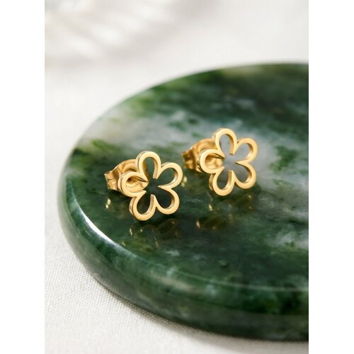 Lundholm Lundholm Luxe Oorbellen Dames Goudkleurig - Premium Stainless Steel PVD Plated - Scandinavisch Design