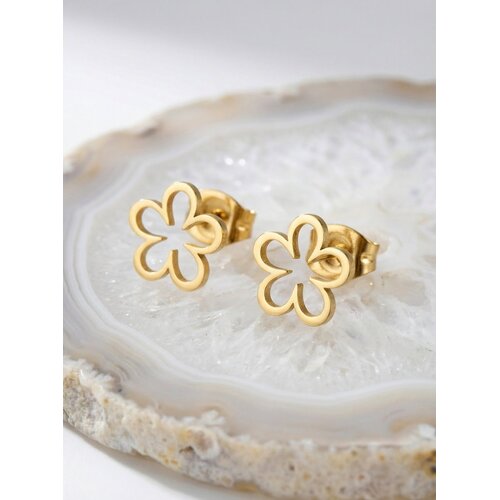 Lundholm Lundholm Luxe Oorbellen Dames Goudkleurig - Premium Stainless Steel PVD Plated - Scandinavisch Design