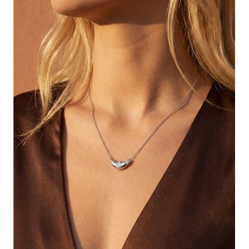 Lundholm Lundholm Ketting Dames Zilverkleurig – Premium Stainless Steel – Lange Ketting - Scandinavisch Design