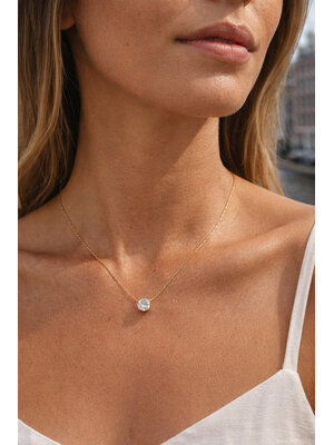 Lundholm Lundholm Ketting Dames Goudkleurig – Premium Stainless Steel – Lange Ketting - Scandinavisch Design