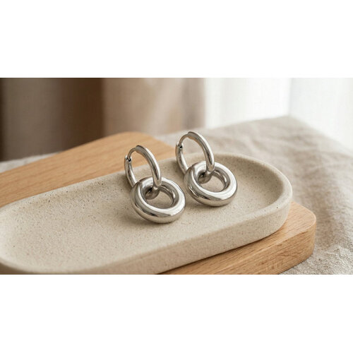 Lundholm Lundholm Luxe Oorbellen Dames Goudkleurig - Premium Stainless Steel PVD Plated - Nina Serie - Scandinavisch Design