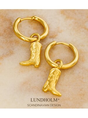 Lundholm Lundholm Scarlett Oorbellen Dames – Premium Stainless Steel – Scarlett Serie – Scandinavisch Design