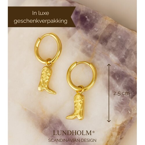 Lundholm Lundholm Scarlett Oorbellen Dames – Premium Stainless Steel – Scarlett Serie – Scandinavisch Design