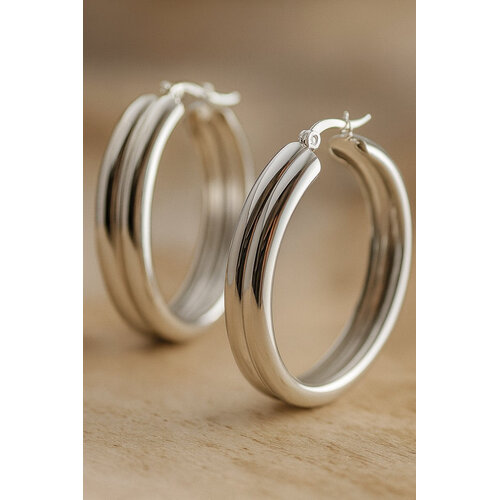 Lundholm Lundholm Oorknopjes Dames - Premium Stainless Steel - Gold Plated Oorbellen - Linnea Serie - Scandinavisch Design