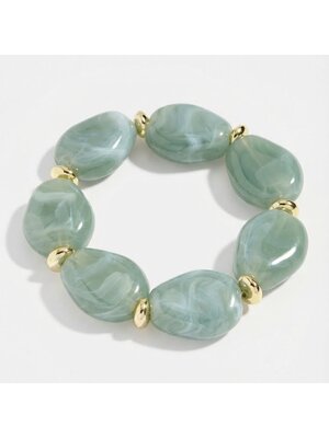 Lundholm Lundholm luxe Armband Dames Goudkleurig - Clea Serie - Scandinavisch Design