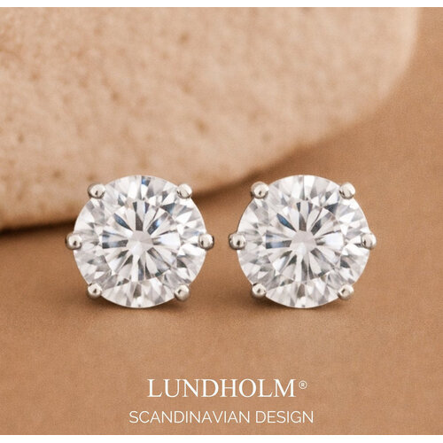 Lundholm Lundholm Oorbellen Dames - Premium Stainless Steel - Gold Plated Oorbellen Statement Oorstekers - Nikki Serie - Scandinavisch Design