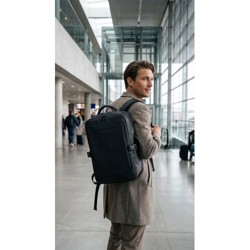 Lundholm Lundholm Rugzak Underseater 40x30x20 - Rugtas Travel Laptoptas 15.6 inch met TSA slot - Reizen Handbagage Koffer als Rugtas - Maximale Inhoud - Cabin Approved - Scandinavisch Design Zwart Lundholm Lundholm Rugzak Underseater 40x30x20 - Rugtas Travel Laptoptas 15.6 inch met TSA slot - Reizen Handbagage Koffer als Rugtas - Maximale Inhoud - Cabin Approved - Scandinavisch Design Zwart