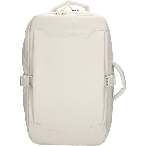 Lundholm Lundholm Rugzak Underseater 40x30x20 - Rugtas Travel Laptoptas 15.6 inch met TSA slot - Reizen Handbagage Koffer als Rugtas - Maximale Inhoud - Cabin Approved - Scandinavisch Design Beige