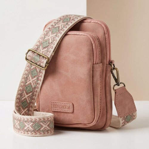 Lundholm Lundholm telefoontasje dames crossbody roze - schoudertasje dames crossbody - tas dames schoudertas kunstleer cadeau voor vriendin | Scandinavisch design - Strömsund serie Lundholm Lundholm telefoontasje dames crossbody roze - schoudertasje dames crossbody - tas dames schoudertas kunstleer cadeau voor vriendin | Scandinavisch design - Strömsund serie