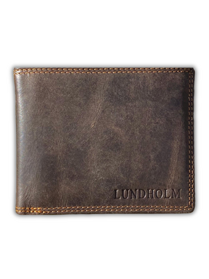 Lundholm Lundholm Leren portemonnee heren leer portefeuille heren - cadeau voor man mannen cadeautjes heren portemonnee Heren RFID Billfold Bruin Lundholm Lundholm Leren portemonnee heren leer portefeuille heren - cadeau voor man mannen cadeautjes heren portemonnee Heren RFID Billfold Bruin