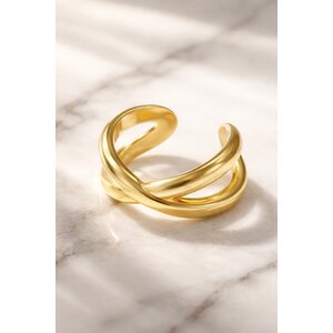 Lundholm Liz – Geometrischer Ear Cuff (ohne Ohrloch) – Goldfarben Lundholm Liz – Geometrischer Ear Cuff (ohne Ohrloch) – Goldfarben