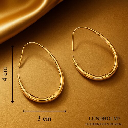 Lundholm Lundholm Leanne Oorbellen Dames Goudkleurig / Zilverkleurig – Premium Stainless Steel Jewellery – Allergievrij – Grote Oorbellen (4 x 3 cm) Oorhangers Geometrisch Design – Leanne Serie – Vrouwen Cadeautjes – Scandinavisch Design Lundholm Lundholm Leanne Oorbellen Dames Goudkleurig / Zilverkleurig – Premium Stainless Steel Jewellery – Allergievrij – Grote Oorbellen (4 x 3 cm) Oorhangers Geometrisch Design – Leanne Serie – Vrouwen Cadeautjes – Scandinavisch Design