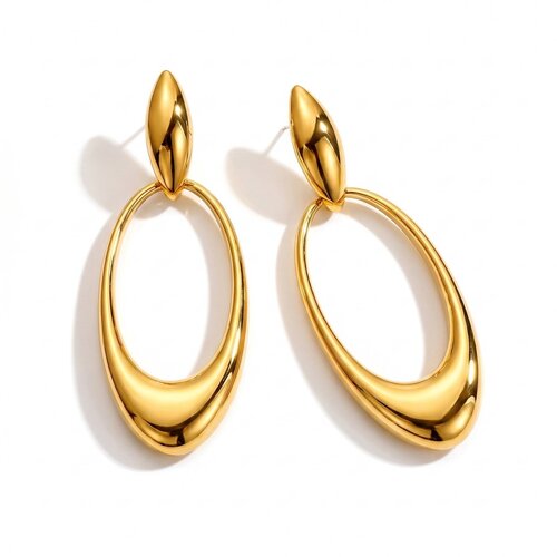 Lundholm Lundholm Kaia Statement Oorbellen Dames Goudkleurig / Zilverkleurig – Premium Stainless Steel – Grote Oorbellen – Lange Ovale Oorhangers – 6,5 cm – Waterproof & Hypoallergeen – Scandinavisch Design Lundholm Lundholm Kaia Statement Oorbellen Dames Goudkleurig / Zilverkleurig – Premium Stainless Steel – Grote Oorbellen – Lange Ovale Oorhangers – 6,5 cm – Waterproof & Hypoallergeen – Scandinavisch Design