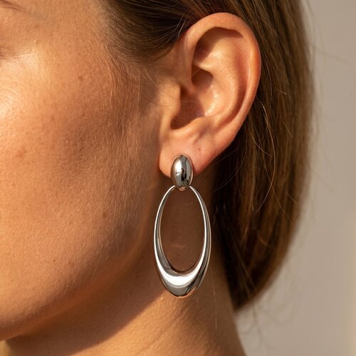 Lundholm Lundholm Kaia Statement Oorbellen Dames Goudkleurig / Zilverkleurig – Premium Stainless Steel – Grote Oorbellen – Lange Ovale Oorhangers – 6,5 cm – Waterproof & Hypoallergeen – Scandinavisch Design Lundholm Lundholm Kaia Statement Oorbellen Dames Goudkleurig / Zilverkleurig – Premium Stainless Steel – Grote Oorbellen – Lange Ovale Oorhangers – 6,5 cm – Waterproof & Hypoallergeen – Scandinavisch Design